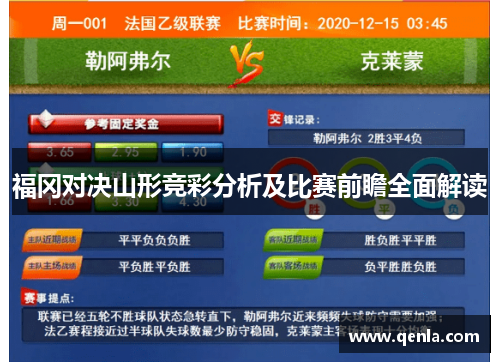 福冈对决山形竞彩分析及比赛前瞻全面解读